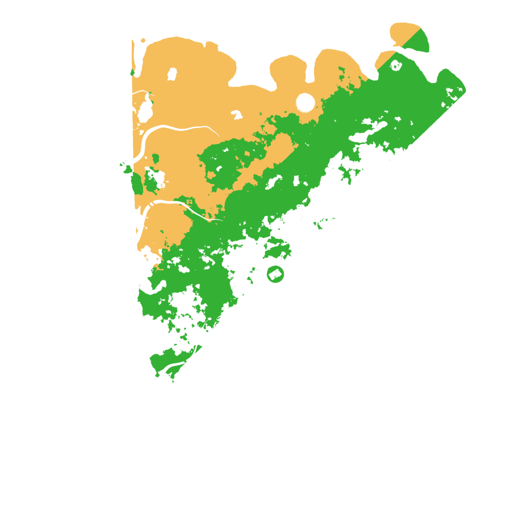 Biome Rust Map: Procedural Map, Size: 4800, Seed: 1201149035