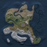 Thumbnail Rust Map: Procedural Map, Size: 2700, Seed: 50503, 8 Monuments