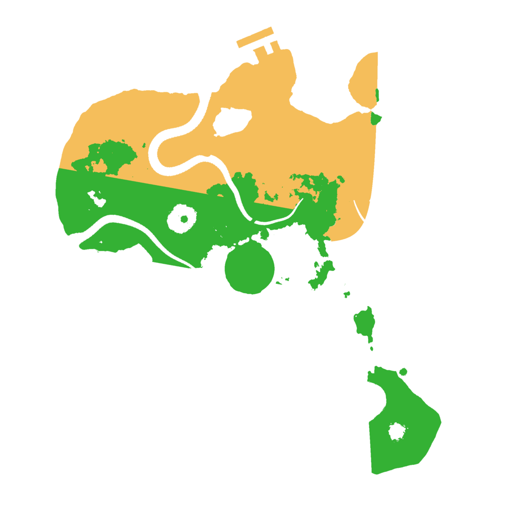 Biome Rust Map: Procedural Map, Size: 2700, Seed: 50503