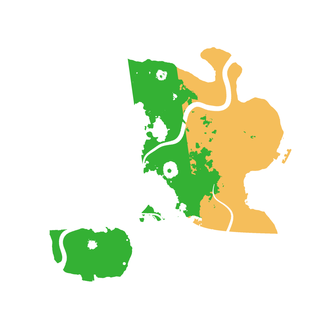 Biome Rust Map: Procedural Map, Size: 3000, Seed: 937603