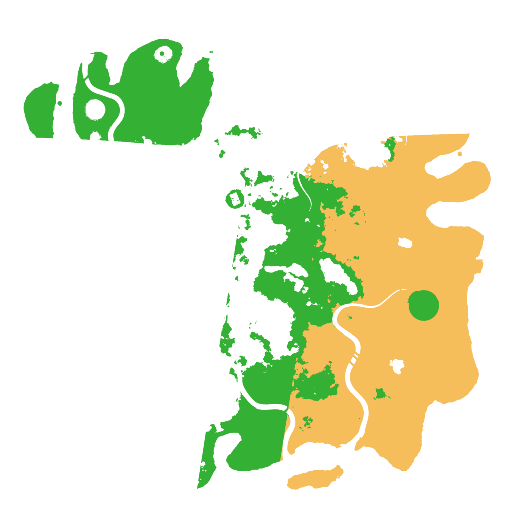 Biome Rust Map: Procedural Map, Size: 4500, Seed: 397360683