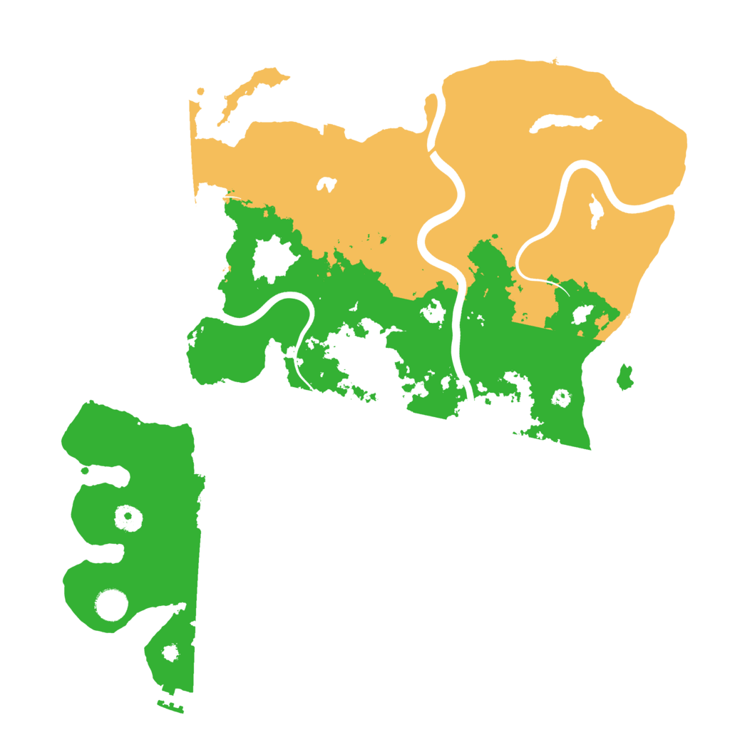 Biome Rust Map: Procedural Map, Size: 4000, Seed: 954674284