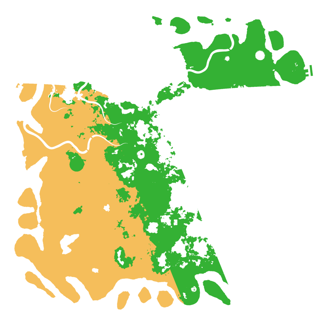 Biome Rust Map: Procedural Map, Size: 6000, Seed: 2584781