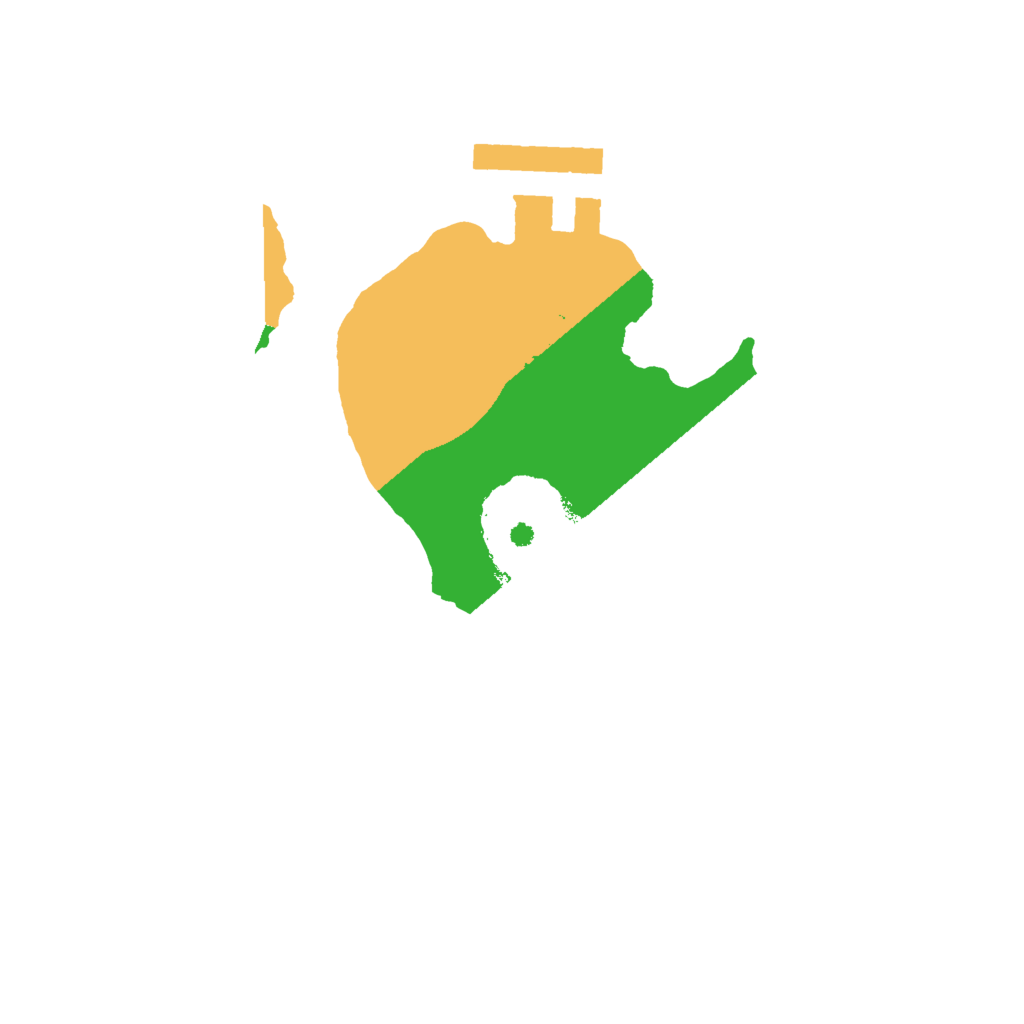 Biome Rust Map: Procedural Map, Size: 1600, Seed: 13