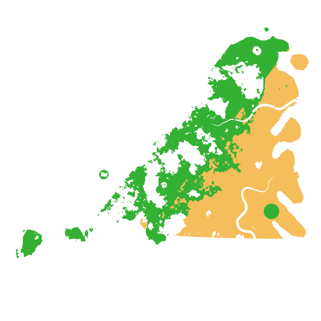 Biome Rust Map: Procedural Map, Size: 5500, Seed: 885183535
