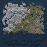 Thumbnail Rust Map: Procedural Map, Size: 5500, Seed: 885183535, 17 Monuments