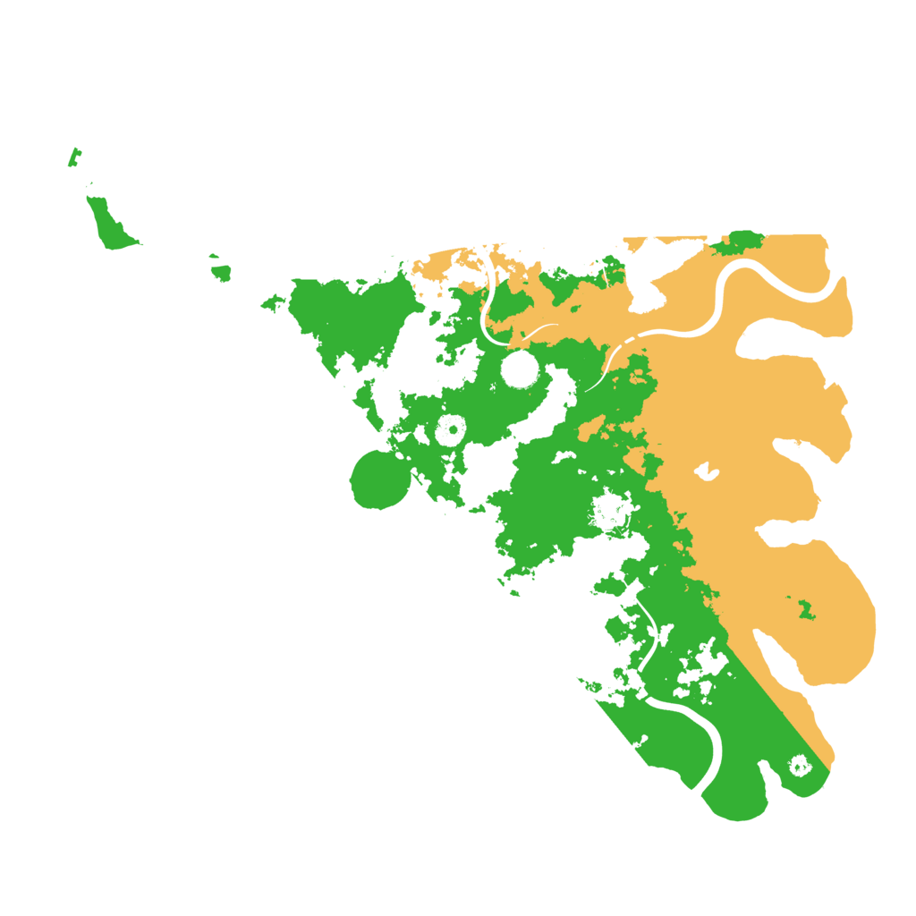 Biome Rust Map: Procedural Map, Size: 4300, Seed: 87698522