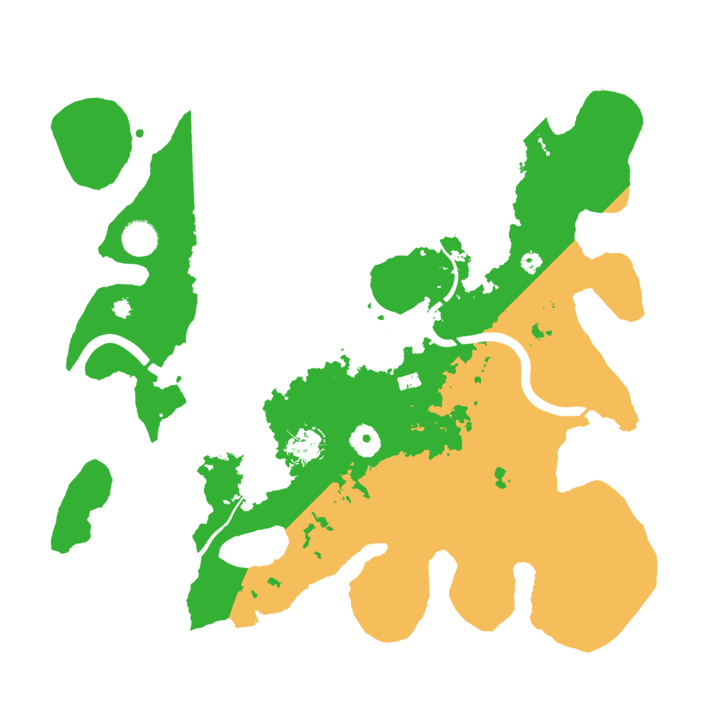 Biome Rust Map: Procedural Map, Size: 3500, Seed: 312131647