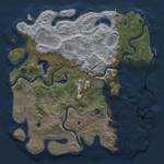 Thumbnail Rust Map: Procedural Map, Size: 4500, Seed: 236220210, 15 Monuments