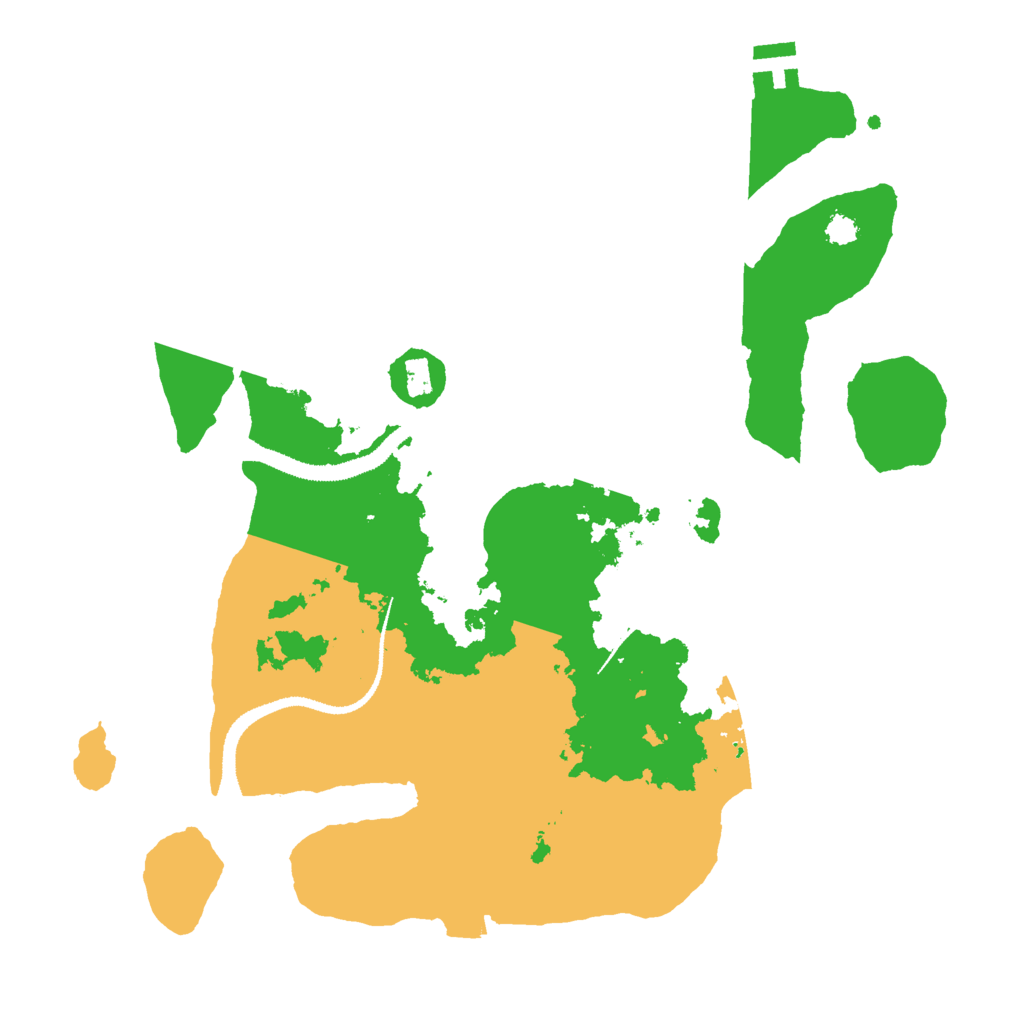 Biome Rust Map: Procedural Map, Size: 3000, Seed: 1377091107
