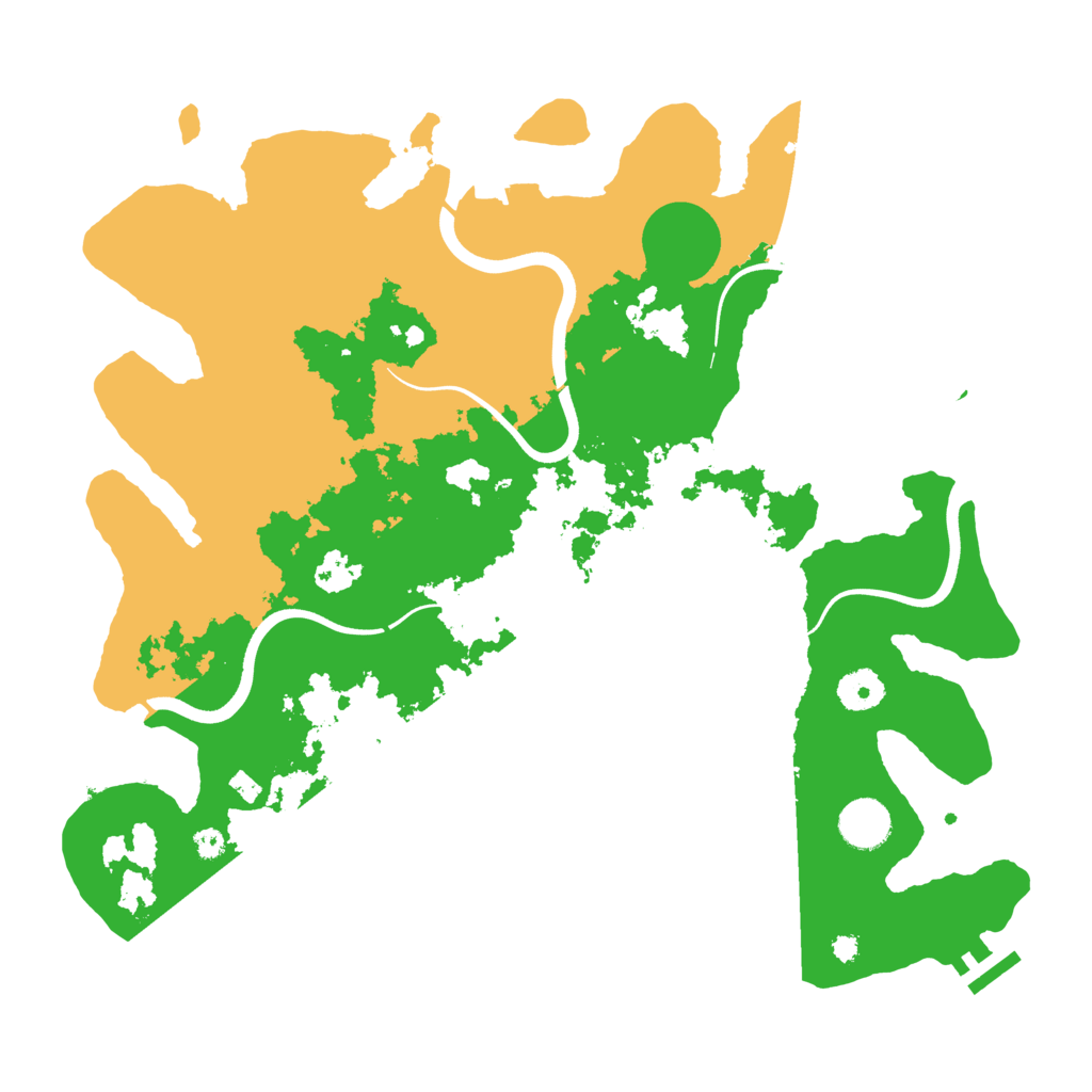 Biome Rust Map: Procedural Map, Size: 3750, Seed: 710402
