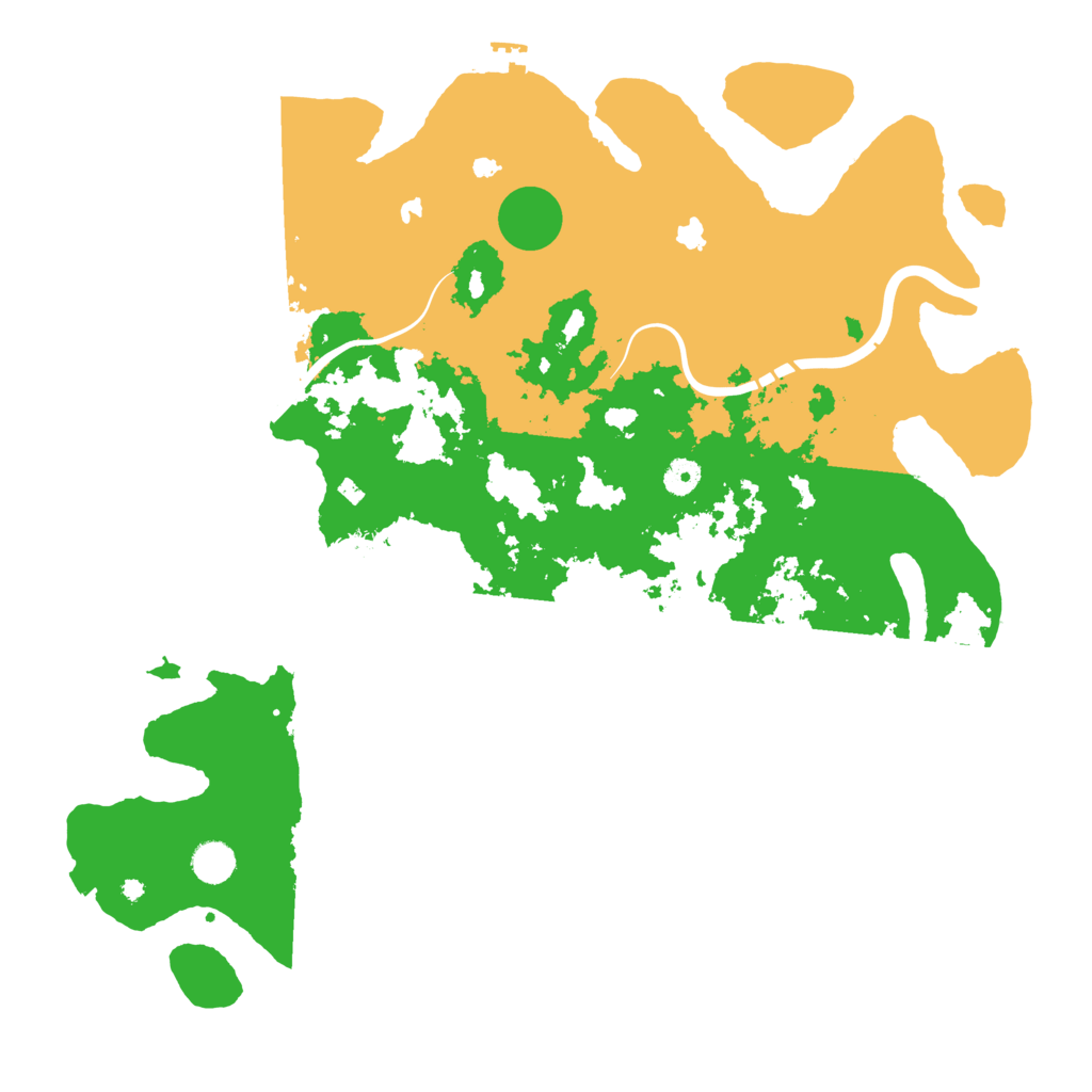 Biome Rust Map: Procedural Map, Size: 4500, Seed: 1999215934