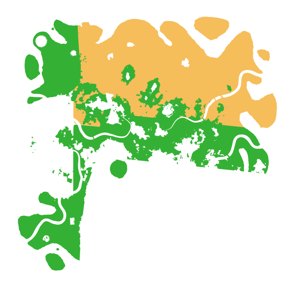 Biome Rust Map: Procedural Map, Size: 4500, Seed: 1999215934