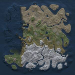 Thumbnail Rust Map: Procedural Map, Size: 4500, Seed: 1999215934, 17 Monuments