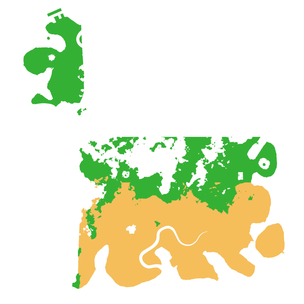 Biome Rust Map: Procedural Map, Size: 4150, Seed: 432495507
