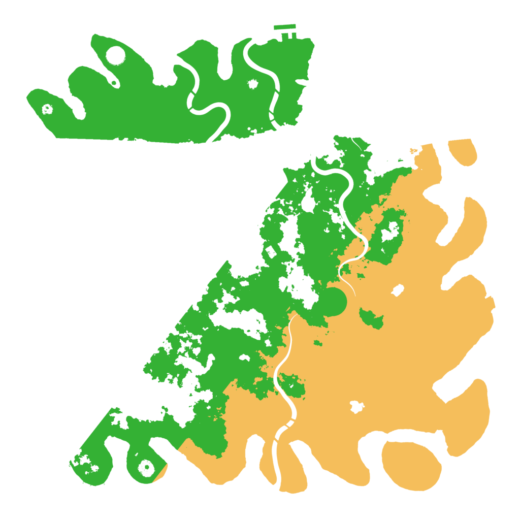 Biome Rust Map: Procedural Map, Size: 4800, Seed: 343176384