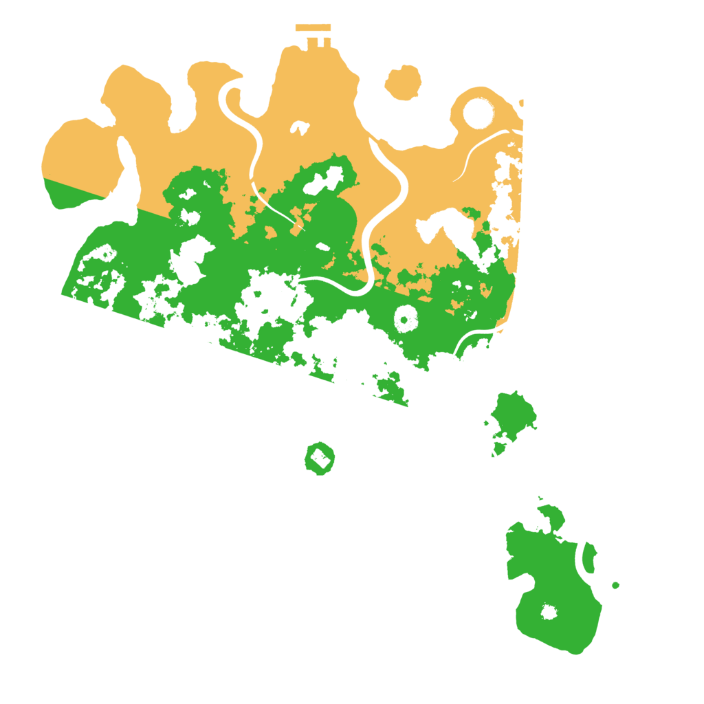 Biome Rust Map: Procedural Map, Size: 4050, Seed: 523933847