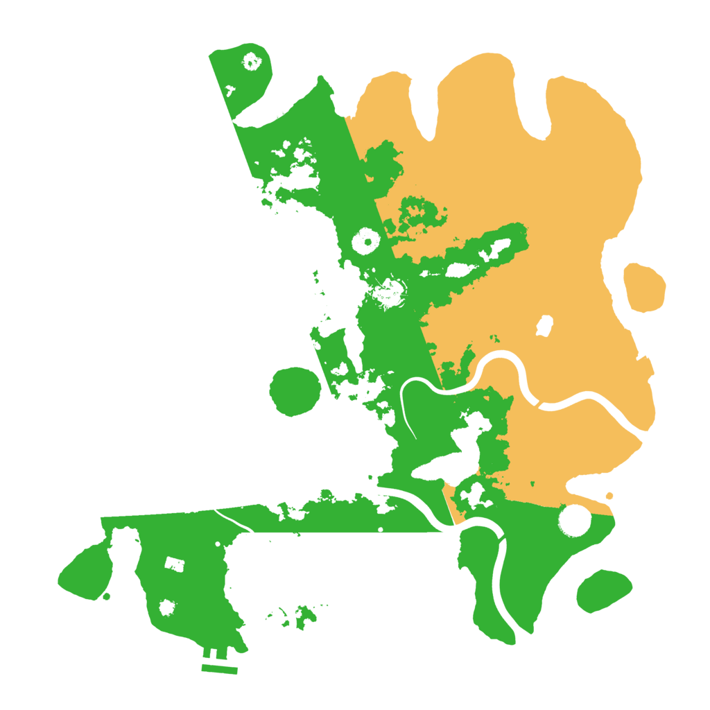 Biome Rust Map: Procedural Map, Size: 4000, Seed: 37090088