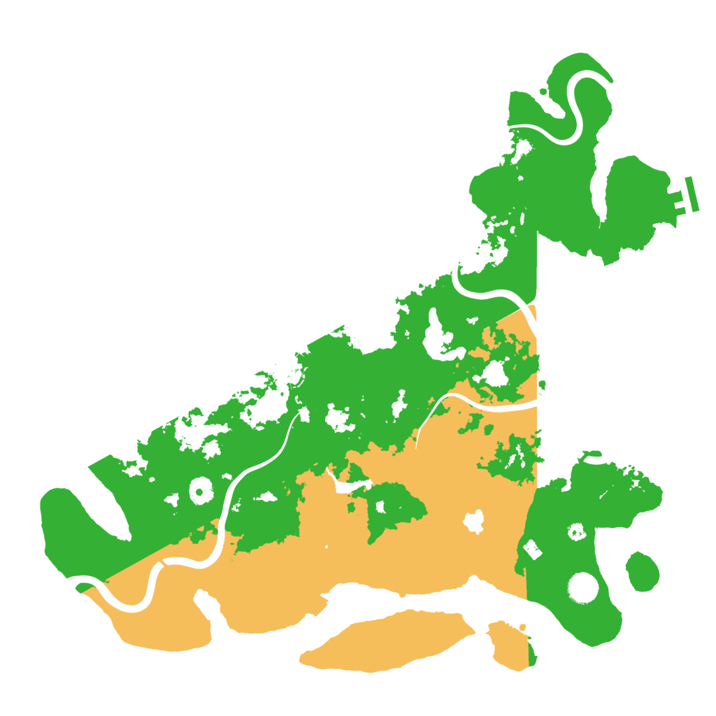 Biome Rust Map: Procedural Map, Size: 4096, Seed: 1192563002