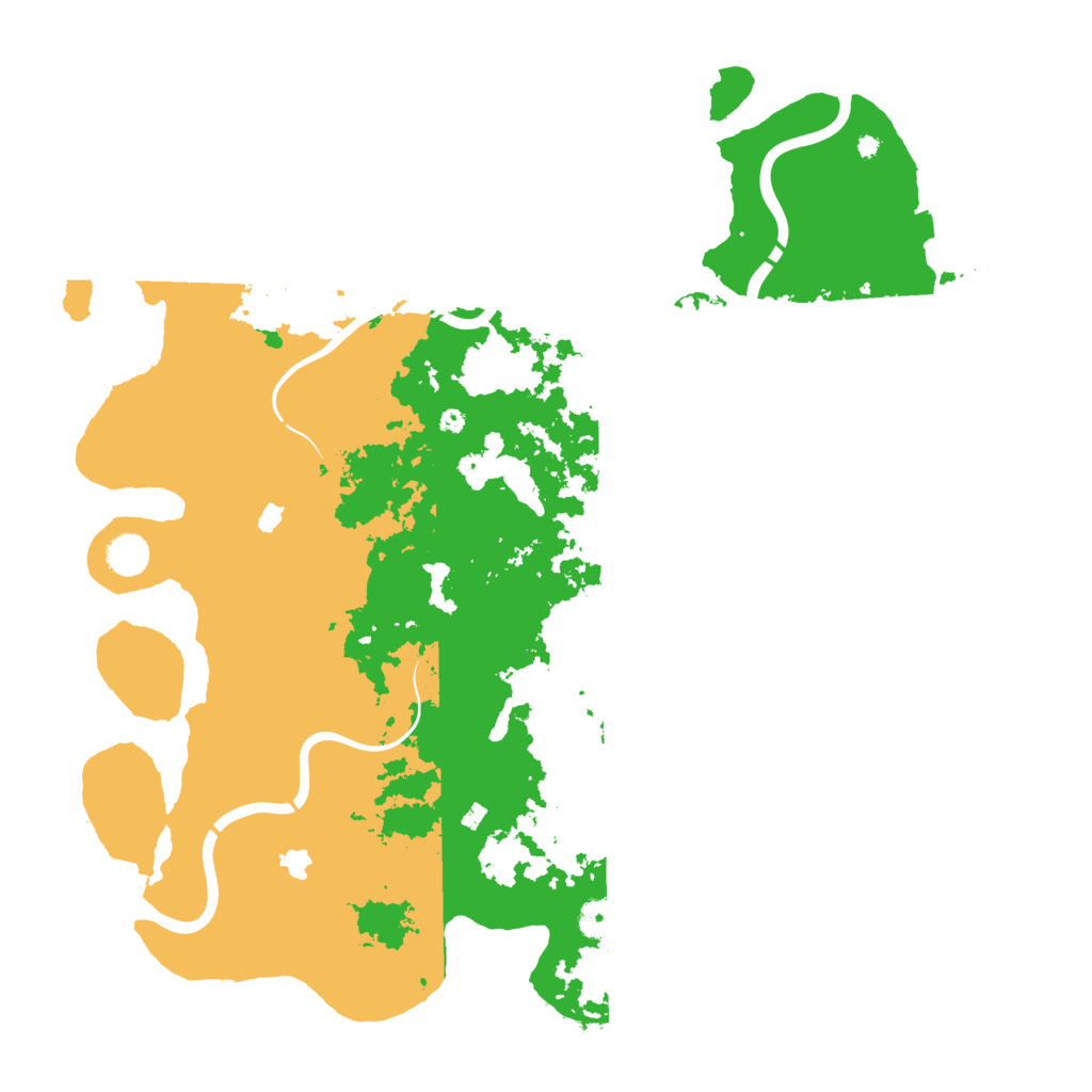 Biome Rust Map: Procedural Map, Size: 4500, Seed: 837909152