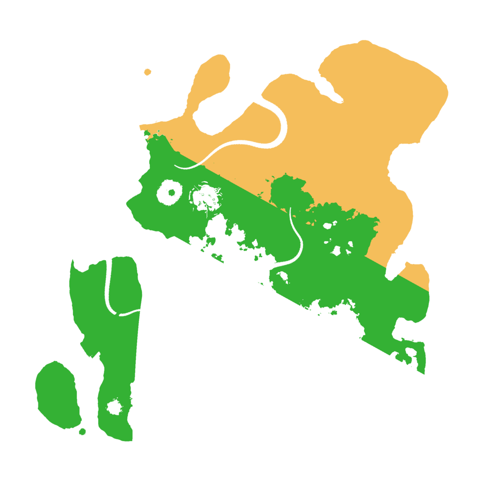 Biome Rust Map: Procedural Map, Size: 3000, Seed: 26363848