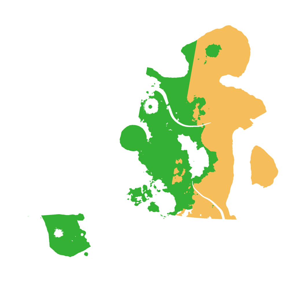 Biome Rust Map: Procedural Map, Size: 3000, Seed: 297088258