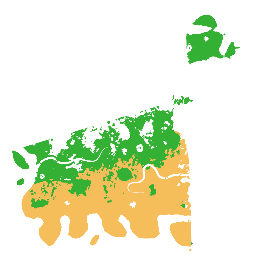Biome Rust Map: Procedural Map, Size: 5200, Seed: 1732025