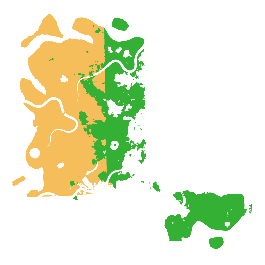 Biome Rust Map: Procedural Map, Size: 4500, Seed: 999068179