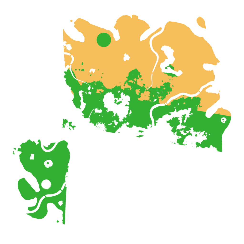Biome Rust Map: Procedural Map, Size: 4500, Seed: 813020077