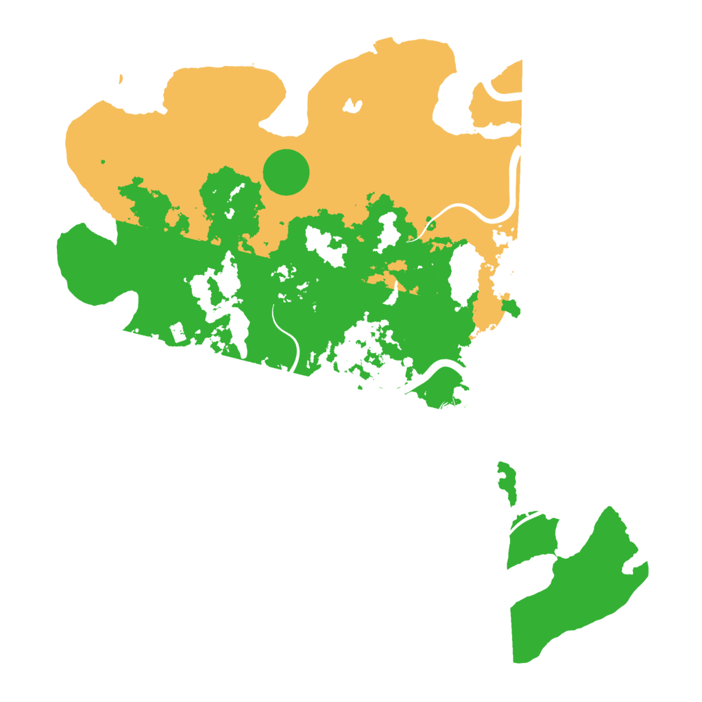 Biome Rust Map: Procedural Map, Size: 4000, Seed: 9648