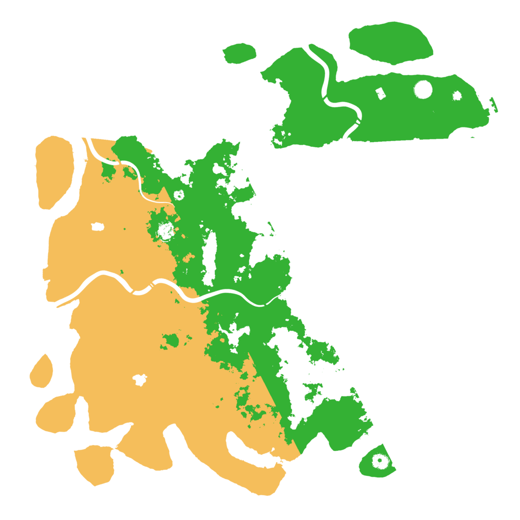 Biome Rust Map: Procedural Map, Size: 5000, Seed: 15541695