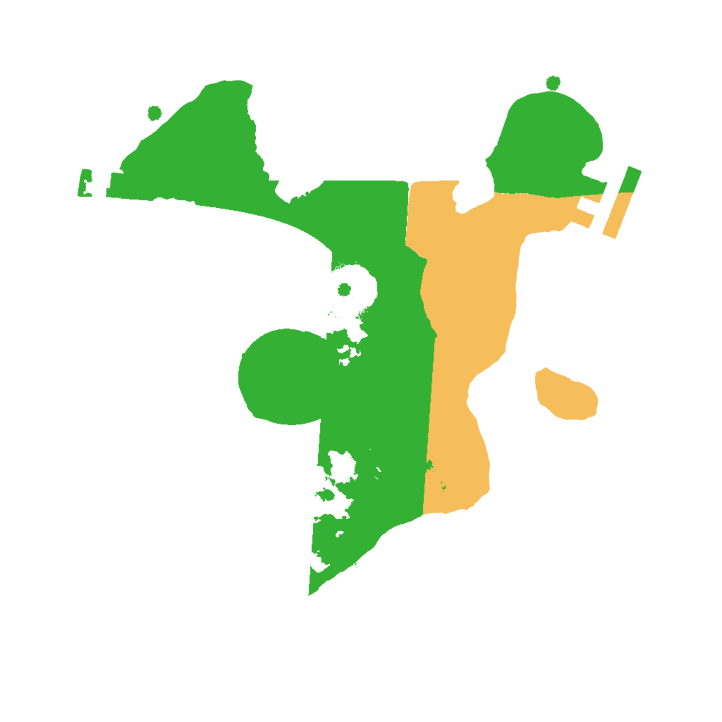 Biome Rust Map: Procedural Map, Size: 2000, Seed: 14820623