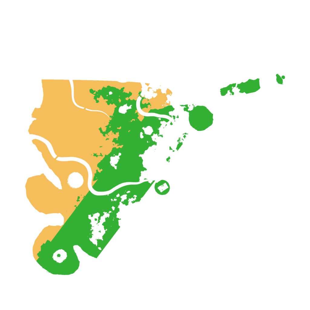 Biome Rust Map: Procedural Map, Size: 3500, Seed: 139984449