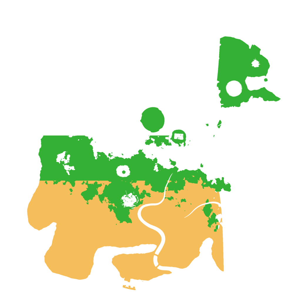 Biome Rust Map: Procedural Map, Size: 3500, Seed: 1655492967