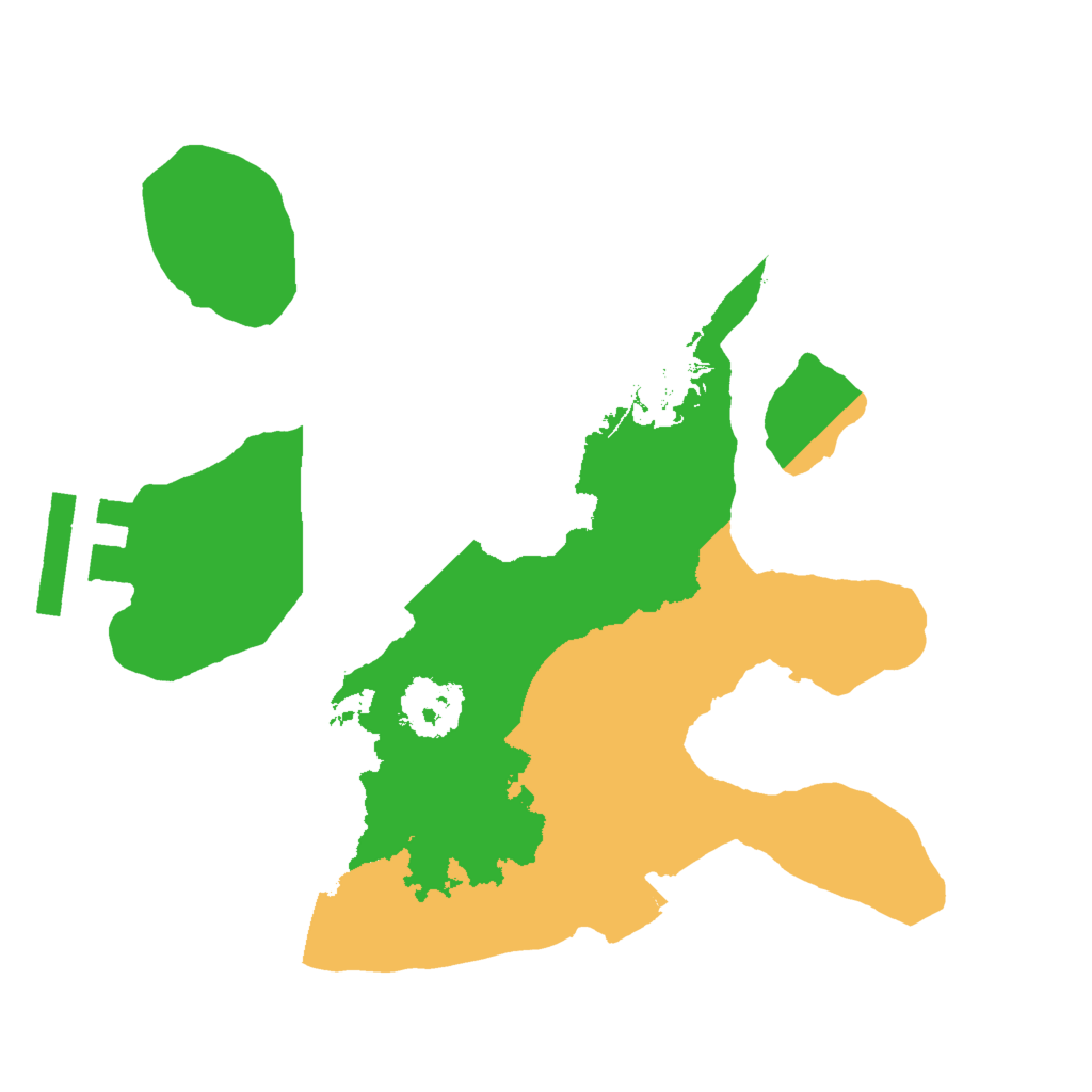 Biome Rust Map: Procedural Map, Size: 1800, Seed: 56465464