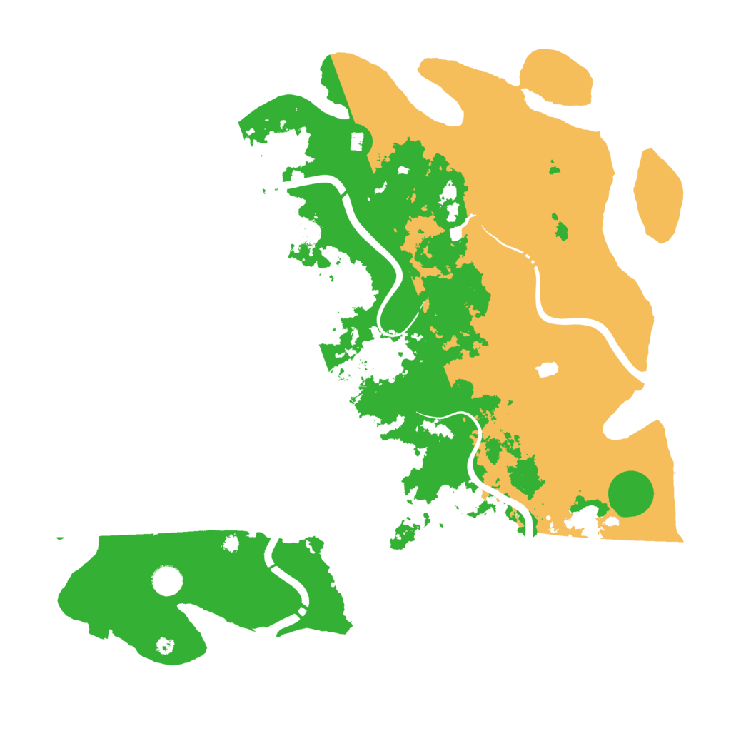 Biome Rust Map: Procedural Map, Size: 4250, Seed: 619520420