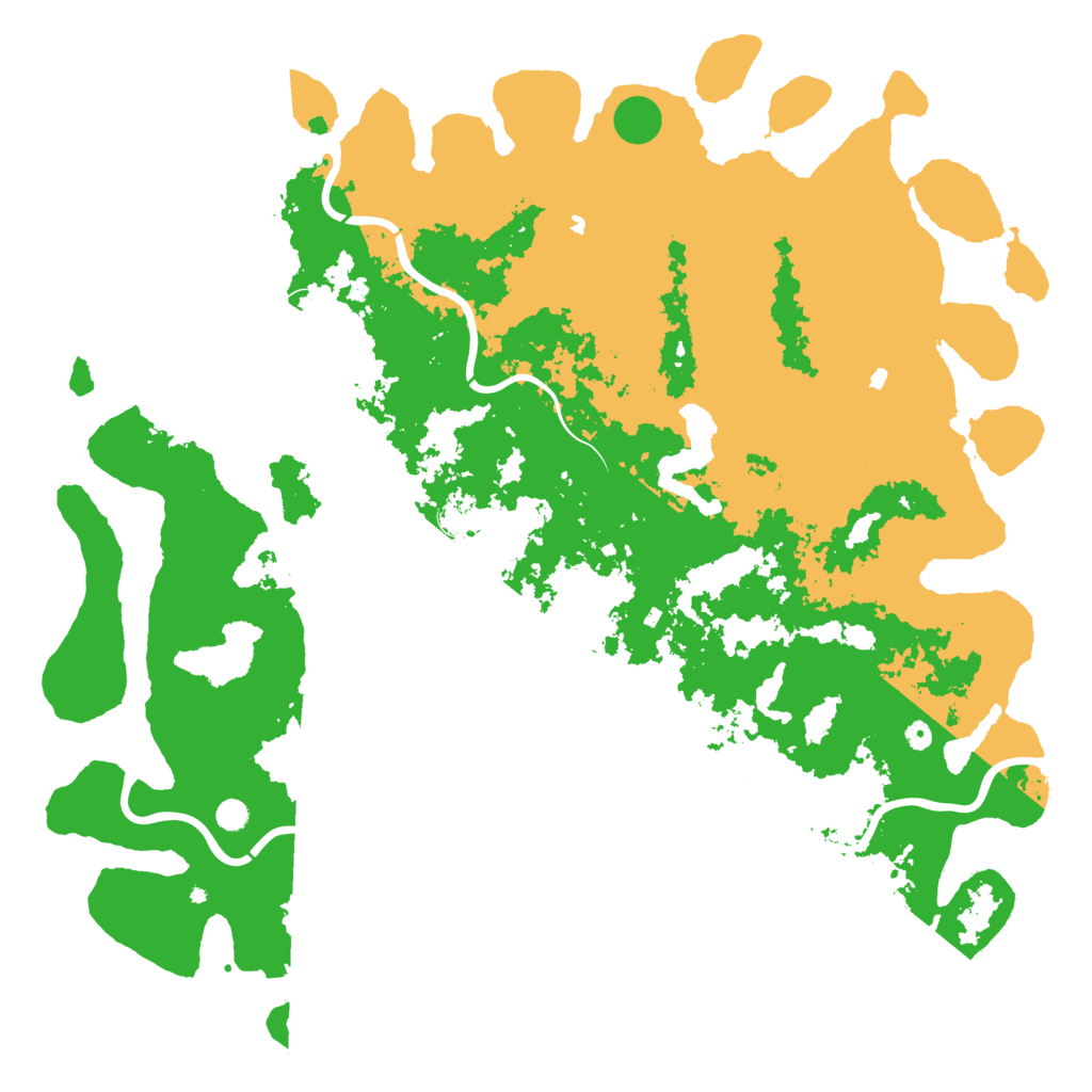 Biome Rust Map: Procedural Map, Size: 6000, Seed: 522475512