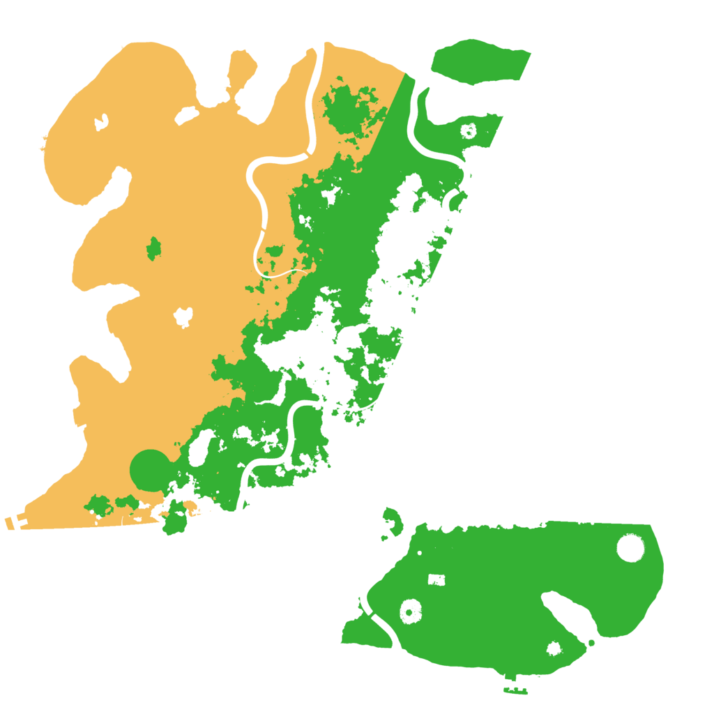Biome Rust Map: Procedural Map, Size: 4500, Seed: 465