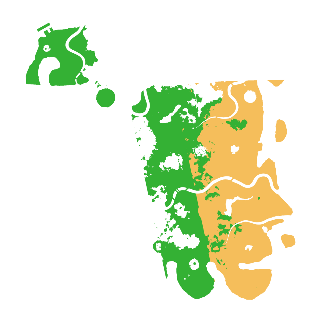 Biome Rust Map: Procedural Map, Size: 4500, Seed: 589206157