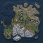 Thumbnail Rust Map: Procedural Map, Size: 3600, Seed: 199330, 14 Monuments