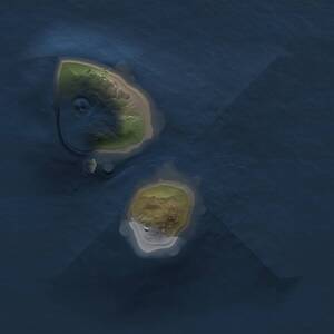 Thumbnail Rust Map: Procedural Map, Size: 1000, Seed: 30191559, 1 Monuments