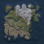 Thumbnail Rust Map: Procedural Map, Size: 3500, Seed: 1755878701, 12 Monuments