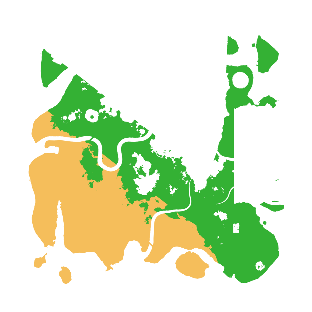 Biome Rust Map: Procedural Map, Size: 3500, Seed: 1755878701