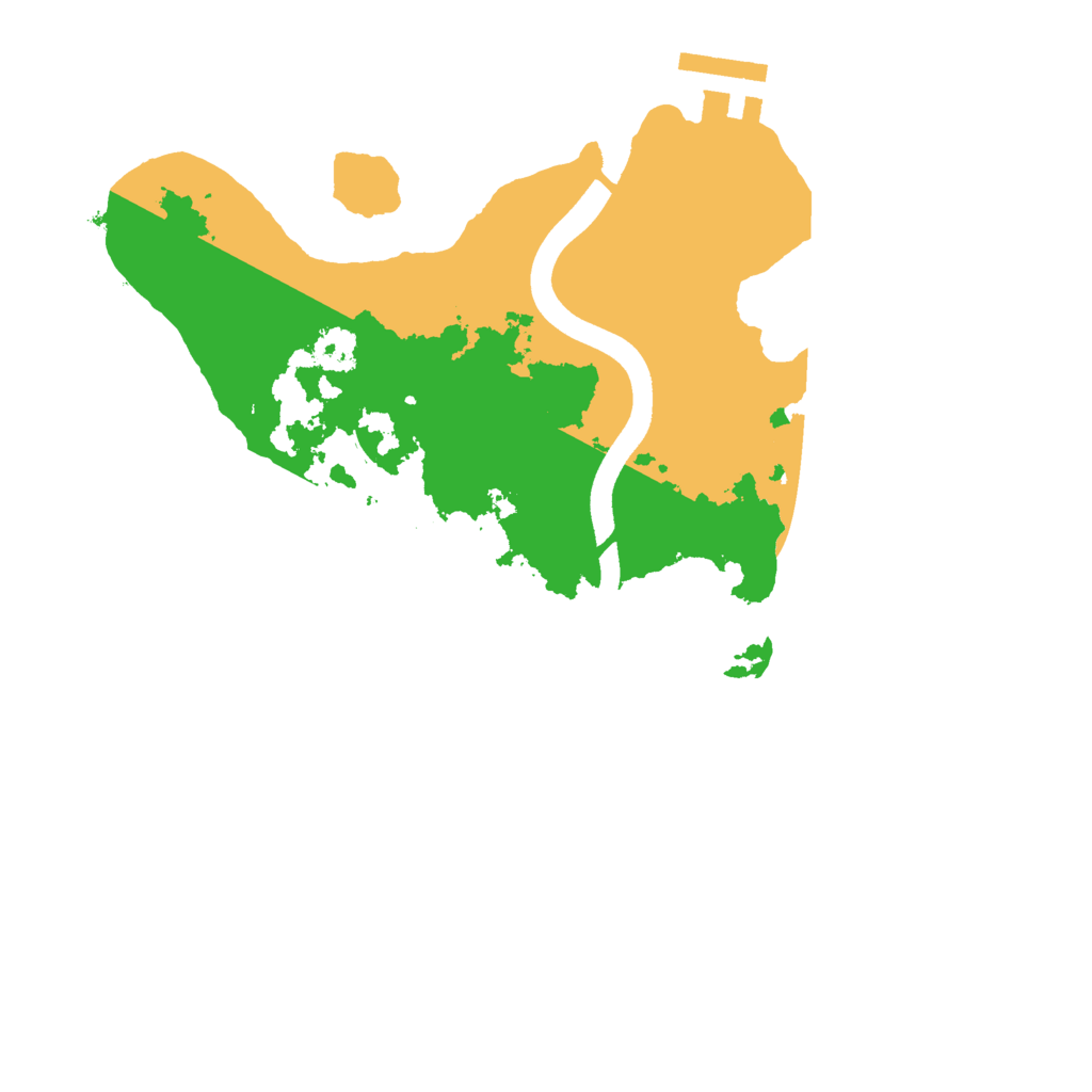 Biome Rust Map: Procedural Map, Size: 2500, Seed: 653252714