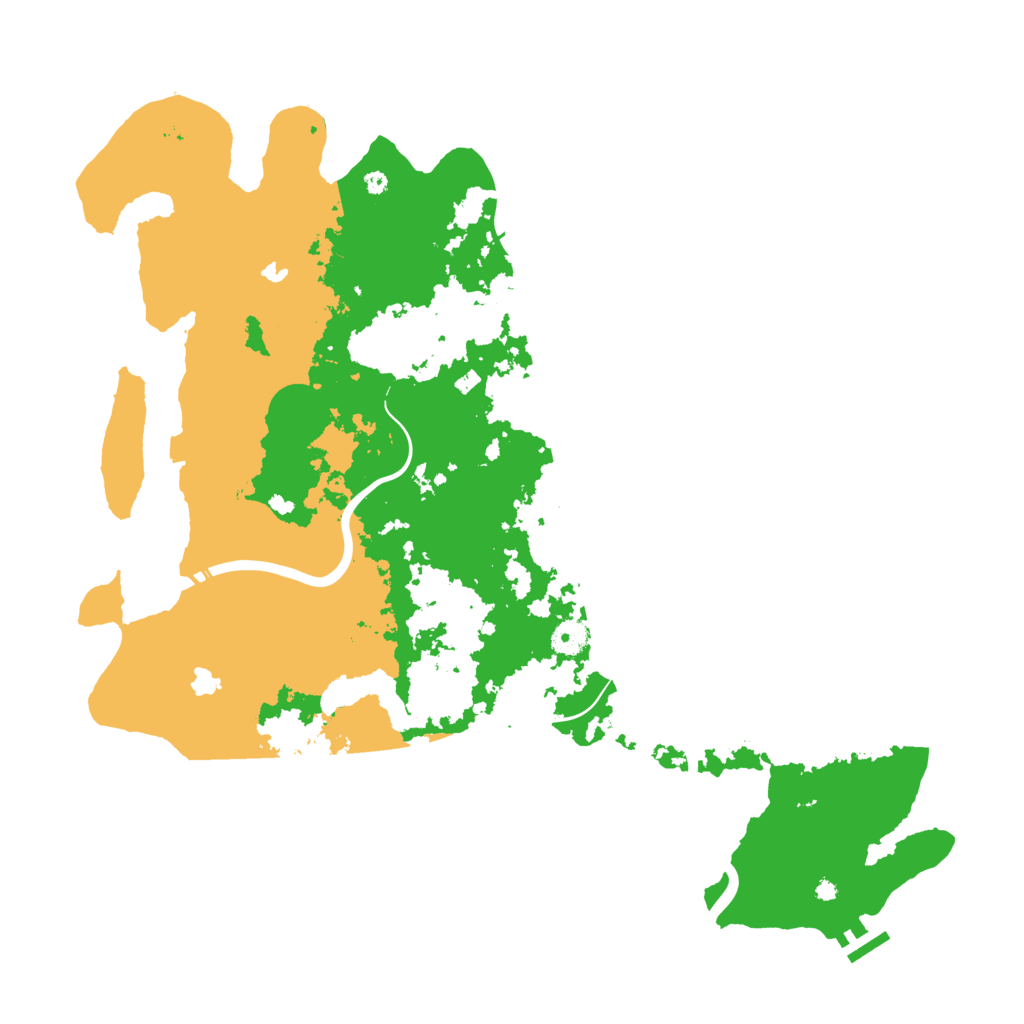 Biome Rust Map: Procedural Map, Size: 4500, Seed: 2089624757