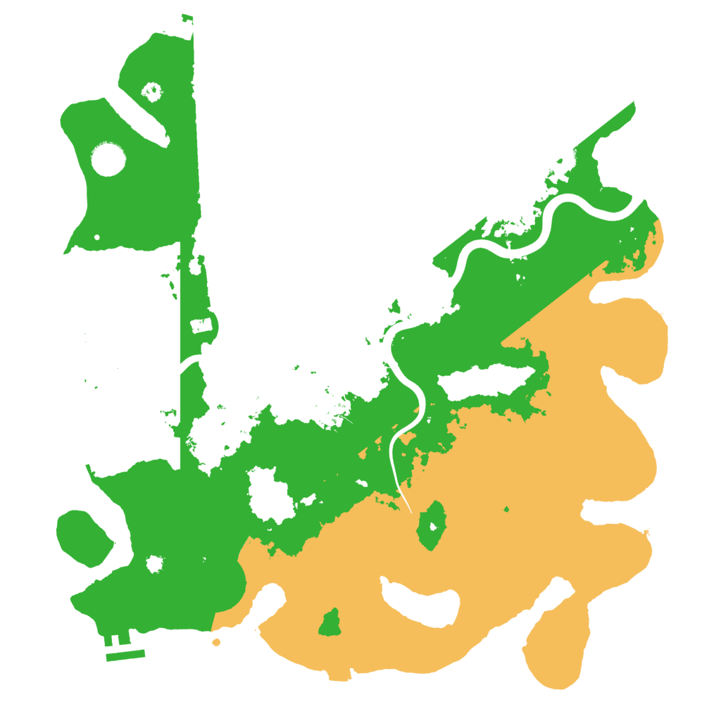 Biome Rust Map: Procedural Map, Size: 3750, Seed: 564587