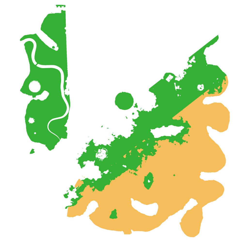 Biome Rust Map: Procedural Map, Size: 3750, Seed: 564587