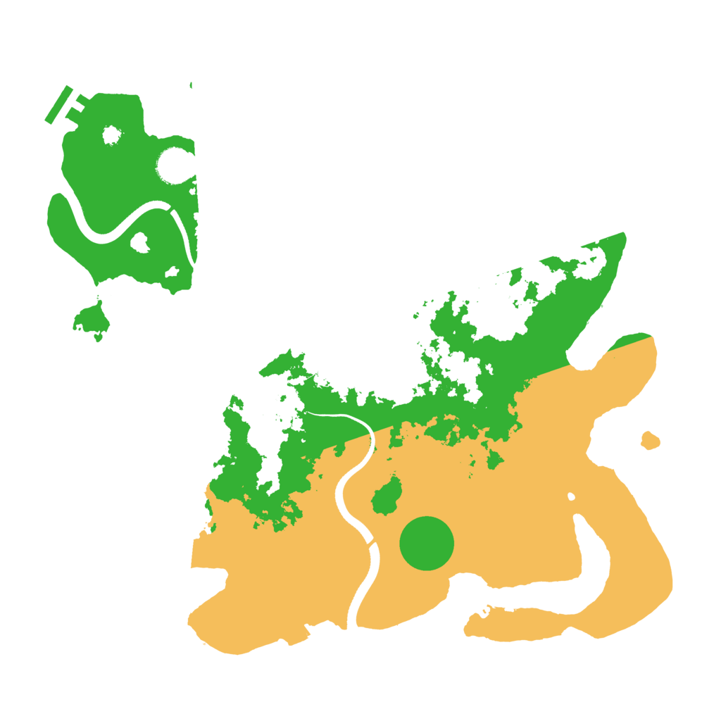Biome Rust Map: Procedural Map, Size: 3500, Seed: 329981452