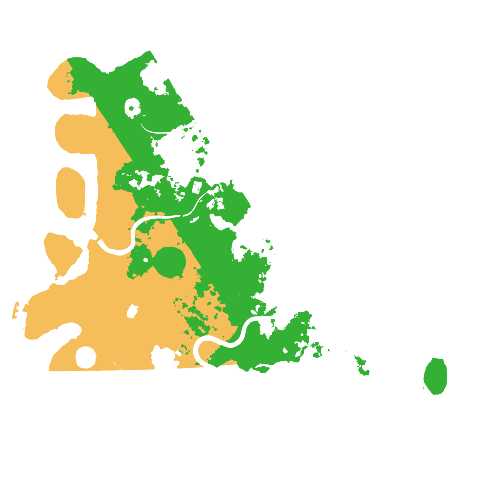 Biome Rust Map: Procedural Map, Size: 4300, Seed: 90587440