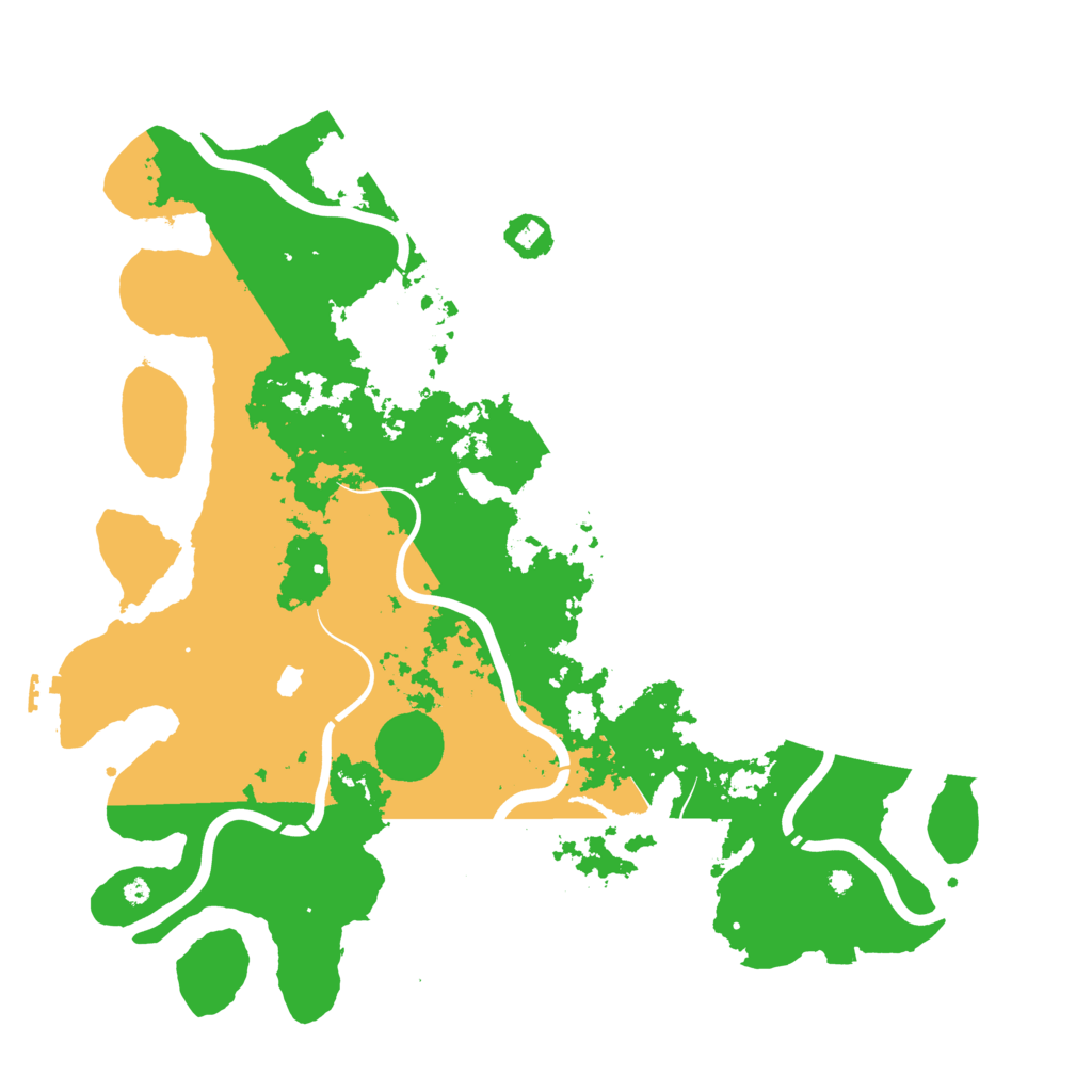Biome Rust Map: Procedural Map, Size: 4300, Seed: 90587440